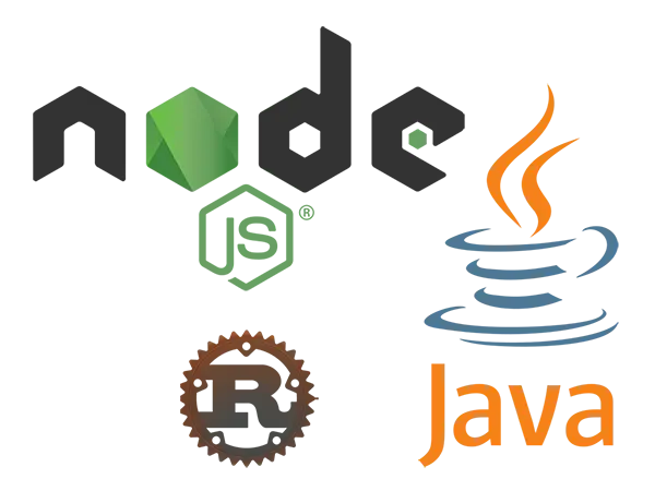 Backend Web Development, NodeJs, Java, Rust